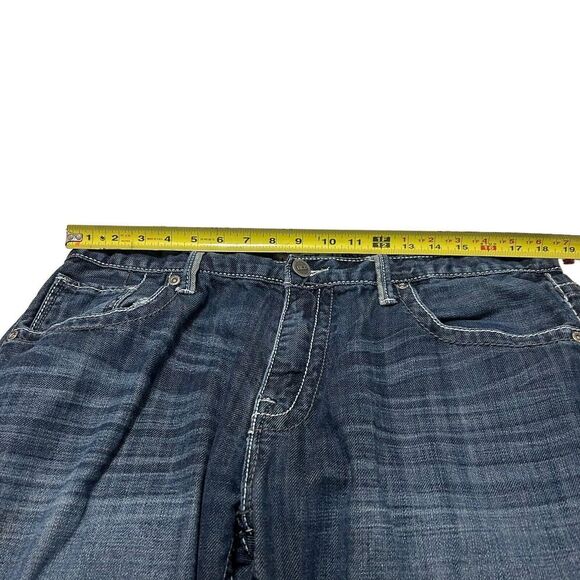 BKE Y2K Jeans Mens 36 R Derek Straight Leg Blue Denim Medium Wash Jeans 36 X 31 - Picture 10 of 16